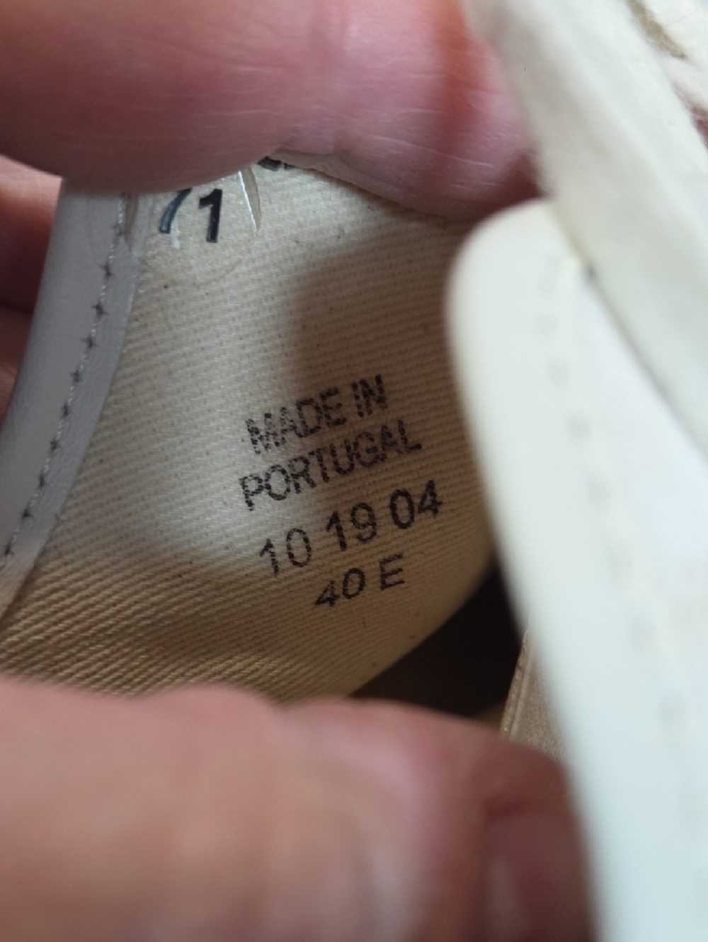 Birkenstock White Canvas Low-Top Sneakers Size 40 - Picture 10 of 11